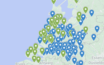 honderden toestellen op de kaart