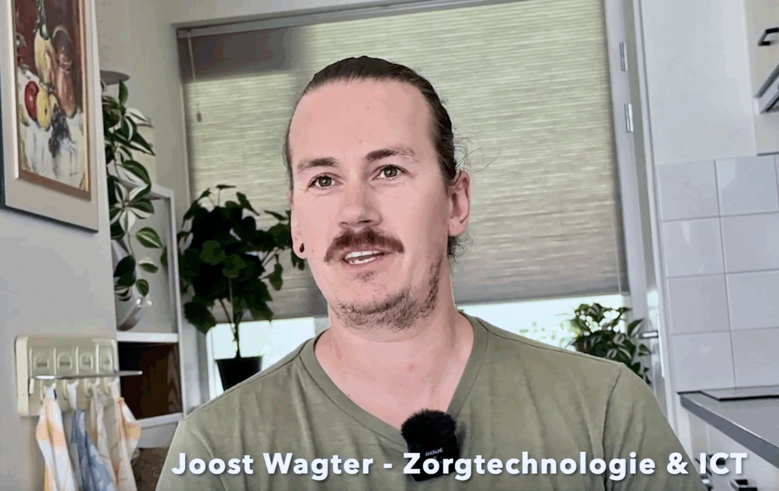 Joost Wachter doet ICT & zorginnovatie bij IJsselheem. Hij werkt alleen met bewezen hulpmiddelen